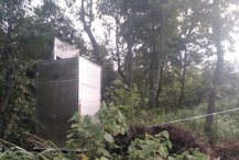 云飞科技高空昆虫控诱设备监测草地贪在安化县农业局安装完毕